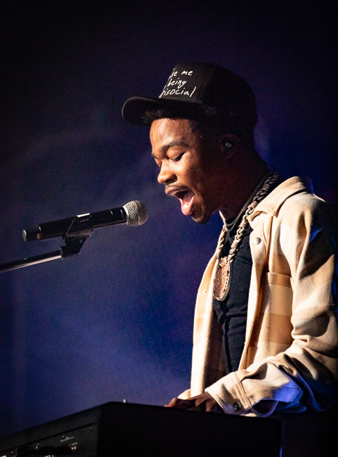 Roddy Ricch, Roseland Theater, photo by Sal Barragan