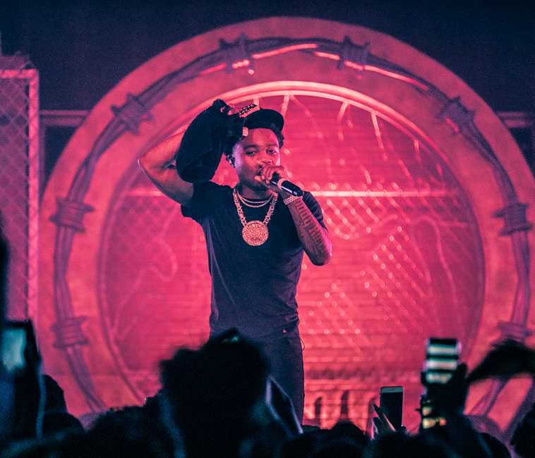 Roddy Ricch, Roseland Theater, photo by Sal Barragan