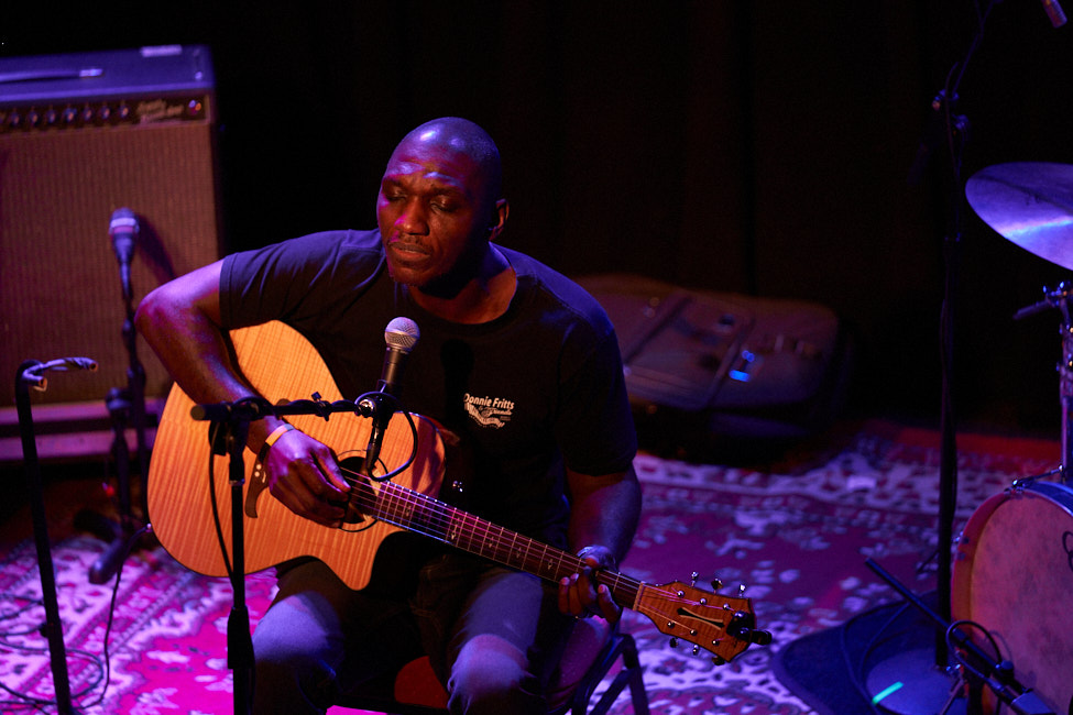 Cedric Burnside, Mississippi Studios, photo by Tyler Johnston