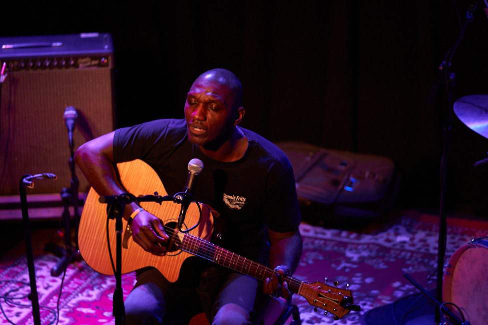Cedric Burnside, Mississippi Studios, photo by Tyler Johnston
