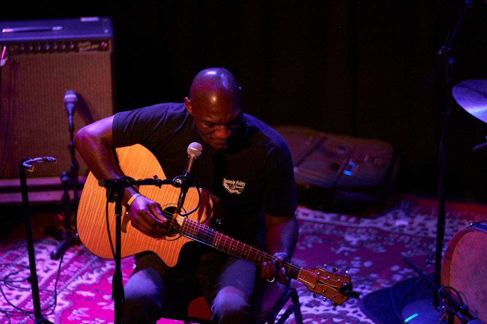 Cedric Burnside, Mississippi Studios, photo by Tyler Johnston