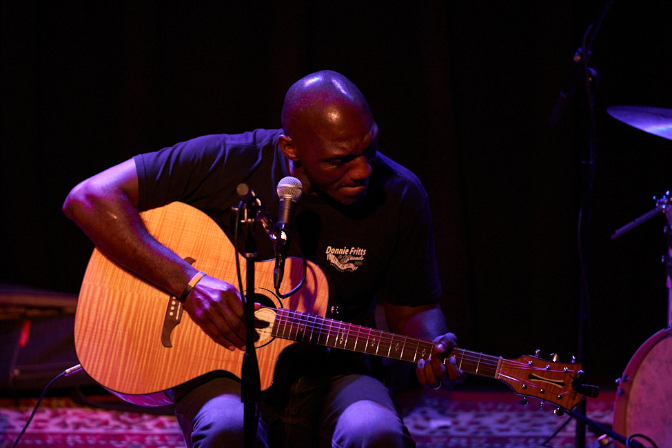 Cedric Burnside, Mississippi Studios, photo by Tyler Johnston