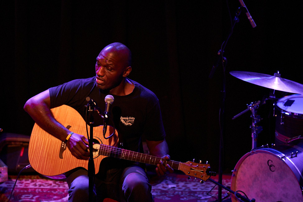 Cedric Burnside, Mississippi Studios, photo by Tyler Johnston