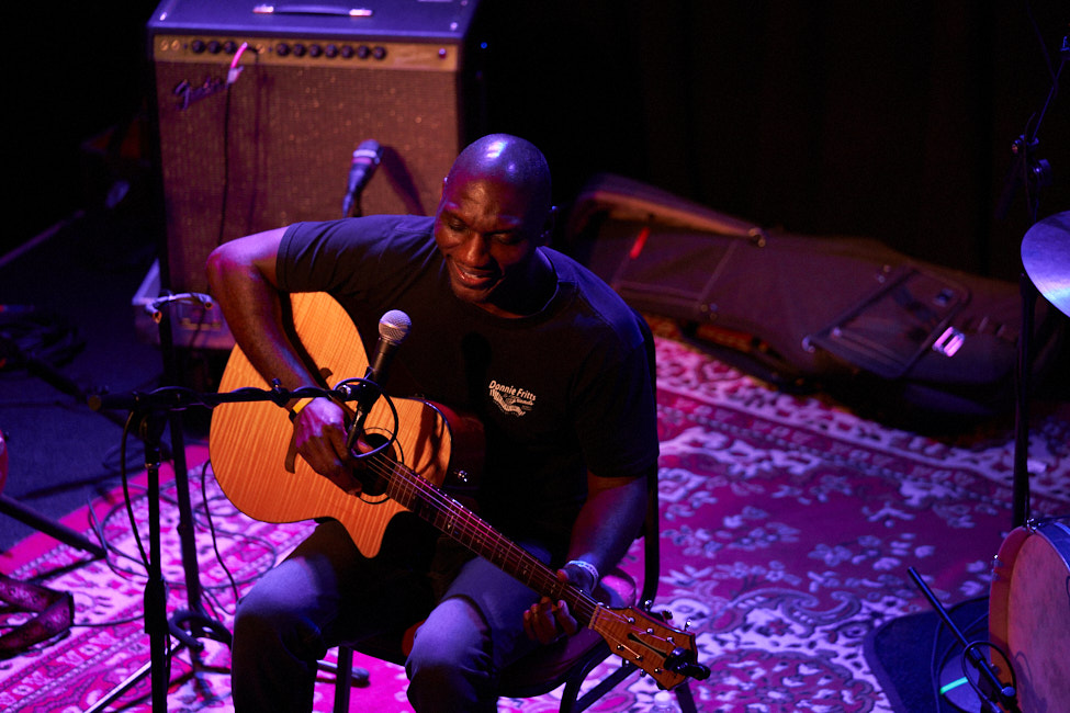 Cedric Burnside, Mississippi Studios, photo by Tyler Johnston