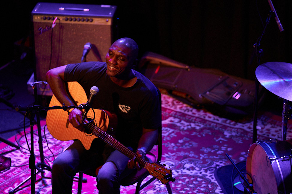 Cedric Burnside, Mississippi Studios, photo by Tyler Johnston
