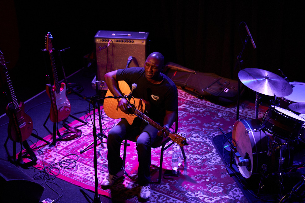 Cedric Burnside, Mississippi Studios, photo by Tyler Johnston
