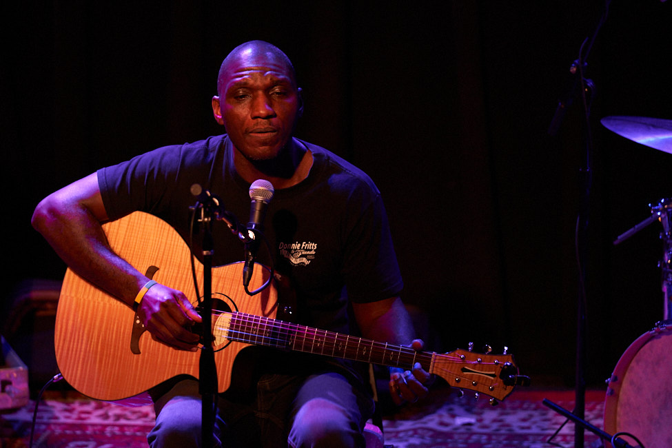Cedric Burnside, Mississippi Studios, photo by Tyler Johnston