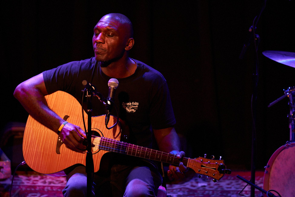 Cedric Burnside, Mississippi Studios, photo by Tyler Johnston