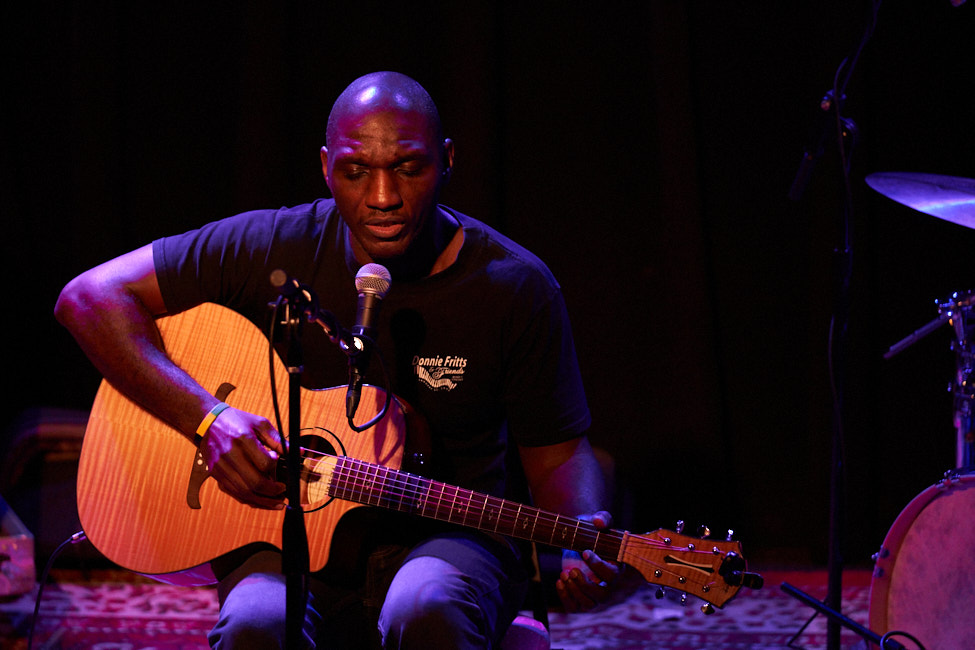 Cedric Burnside, Mississippi Studios, photo by Tyler Johnston