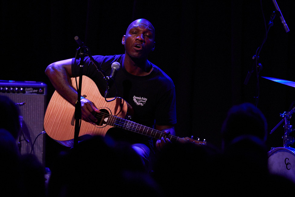 Cedric Burnside, Mississippi Studios, photo by Tyler Johnston