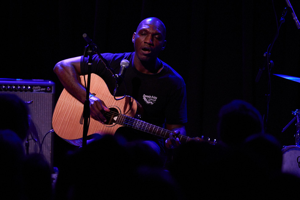 Cedric Burnside, Mississippi Studios, photo by Tyler Johnston