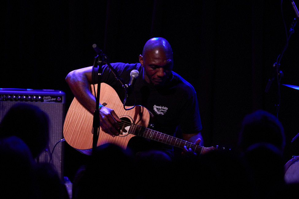 Cedric Burnside, Mississippi Studios, photo by Tyler Johnston