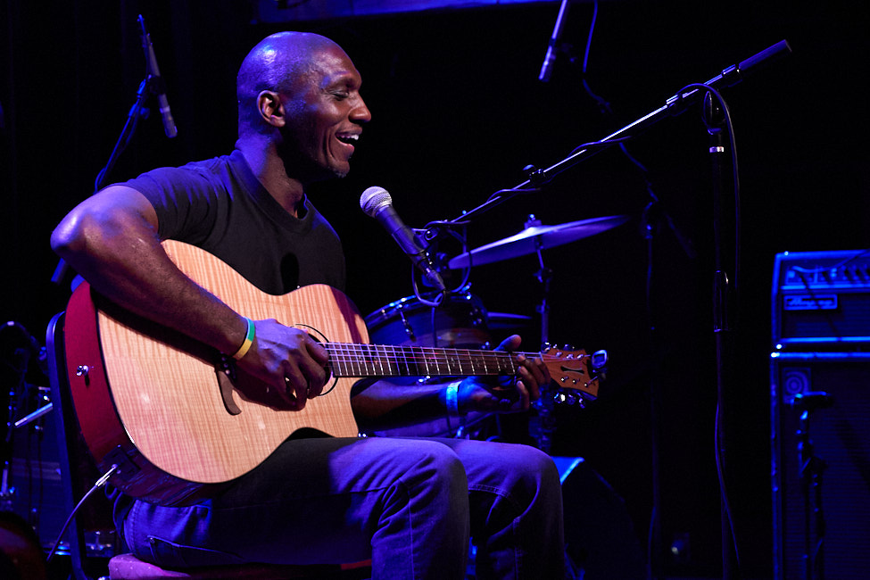 Cedric Burnside, Mississippi Studios, photo by Tyler Johnston