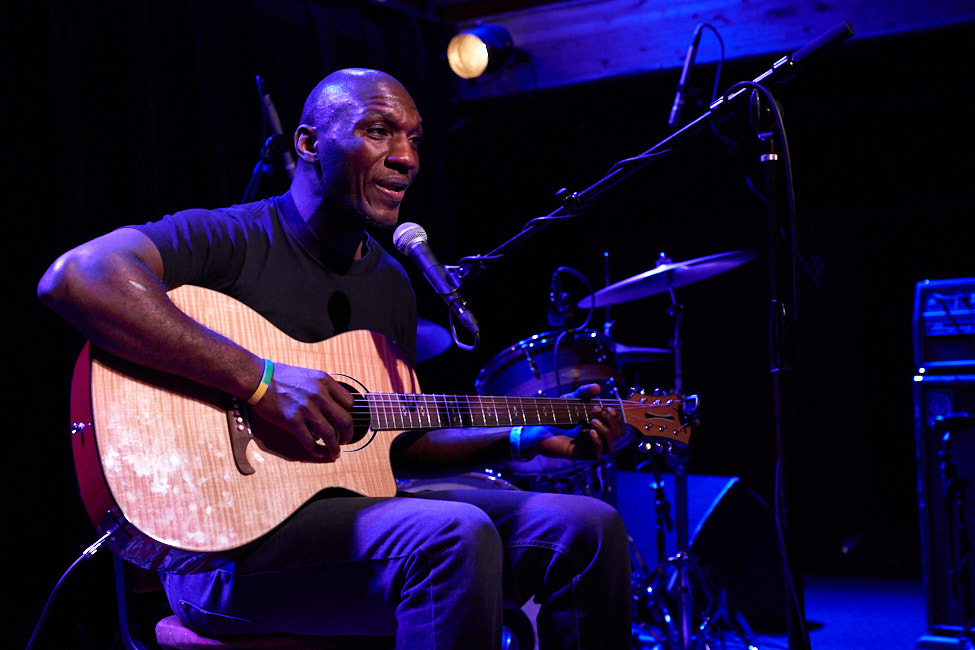Cedric Burnside, Mississippi Studios, photo by Tyler Johnston