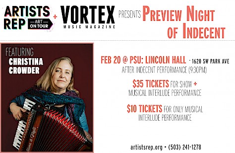 Christina Crowder, Artists Repertory Theatre, Vortex Music Magazine