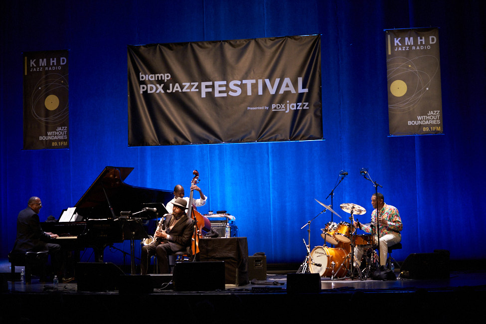 Archie Shepp, Newmark Theatre, PDX Jazz Festival, photo by Tyler Johnston