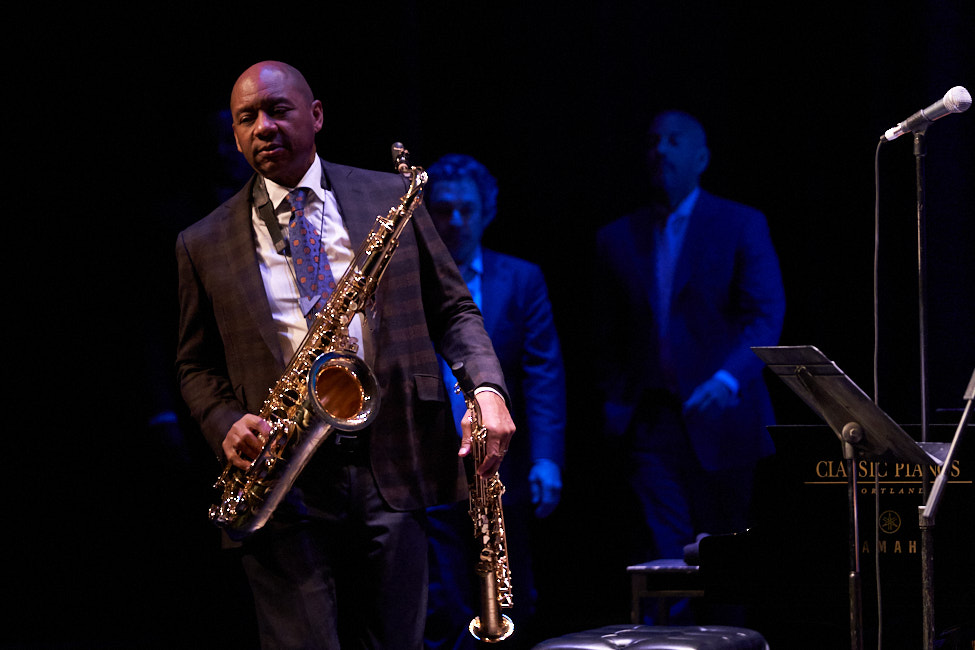 Branford Marsalis, Newmark Theatre, PDX Jazz Festival, photo by Tyler Johnston