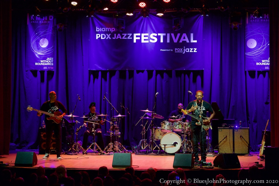 Eric Gales, Aladdin Theater, PDX Jazz Festival, photo by John Alcala