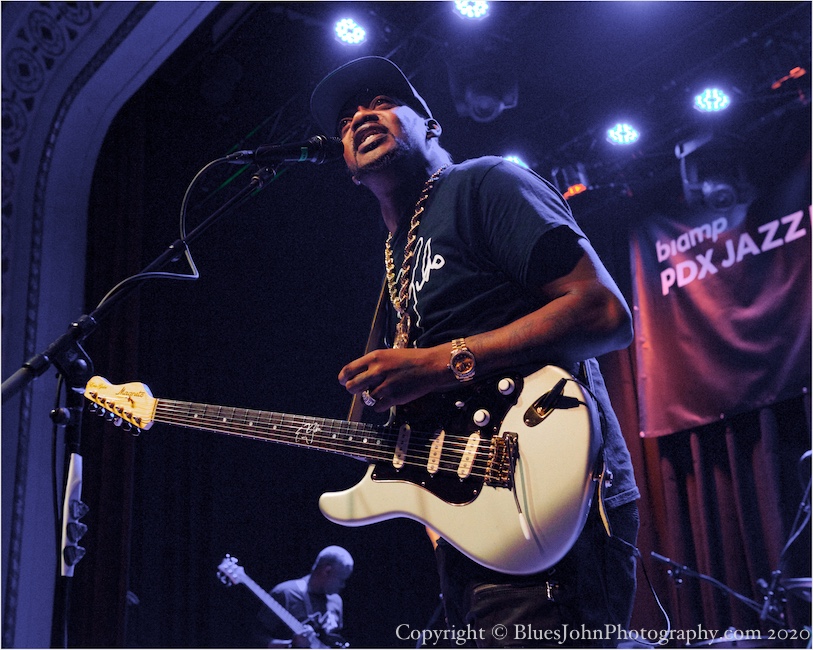 Eric Gales, Aladdin Theater, PDX Jazz Festival, photo by John Alcala