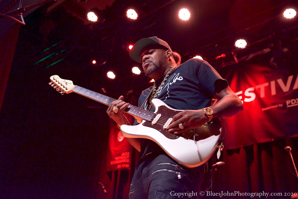 Eric Gales, Aladdin Theater, PDX Jazz Festival, photo by John Alcala