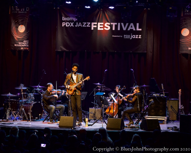 Ron Artis II, Aladdin Theater, PDX Jazz Festival, photo by John Alcala