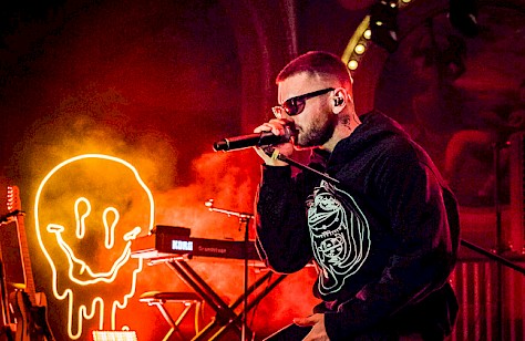 Marc E. Bassy, Crystal Ballroom, photo by Miguel Padilla