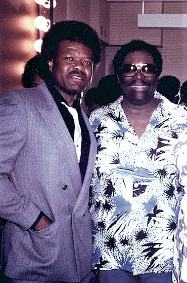 The Boogie Cat with B.B. King in 1987