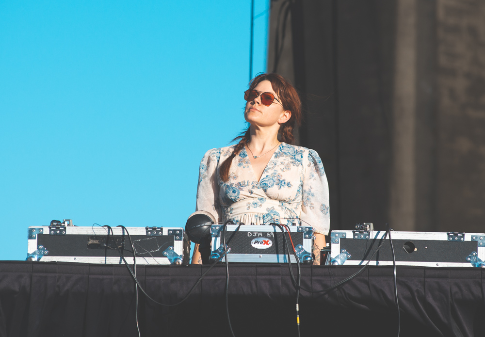 DJ Rescue, The Lot at Zidell Yards, photo by Chad Lanning
