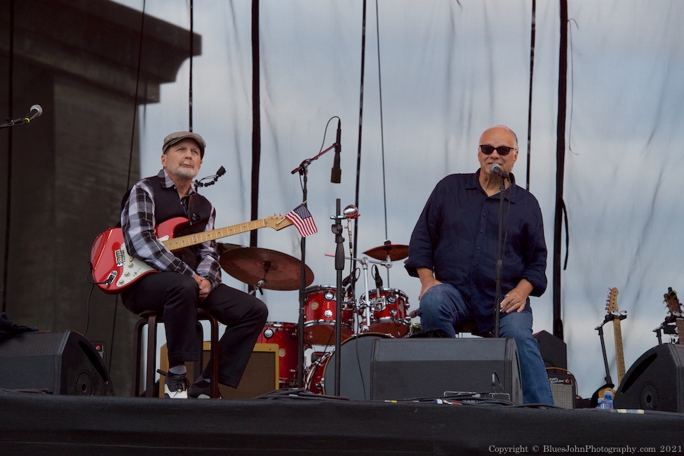 Curtis Salgado, Alan Hager, The Lot at Zidell Yards, Waterfront Blues Festival, photo by John Alcala