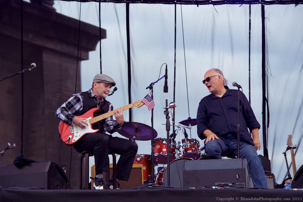 Curtis Salgado, Alan Hager, The Lot at Zidell Yards, Waterfront Blues Festival, photo by John Alcala