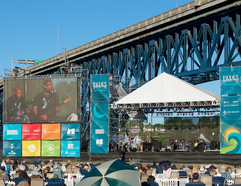 The Lot at Zidell Yards, Waterfront Blues Festival, photo by John Alcala