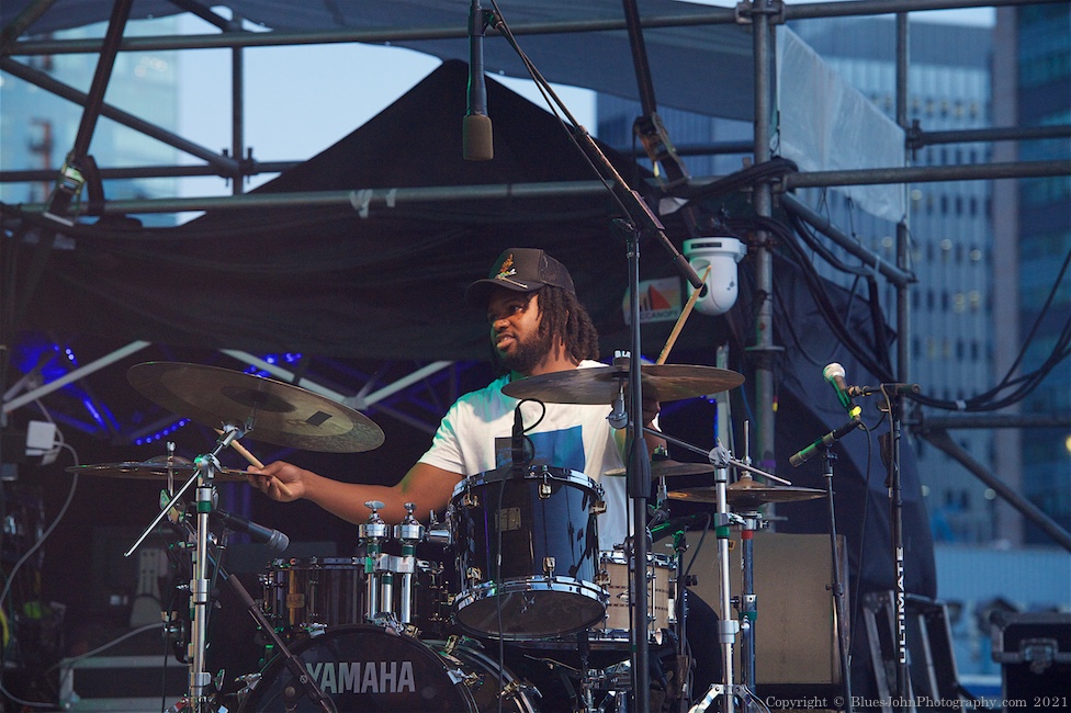 Ghost-Note, The Lot at Zidell Yards, Waterfront Blues Festival, photo by John Alcala