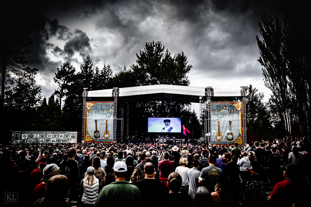 Primus, Edgefield Amphitheater, photo by Kris Luke