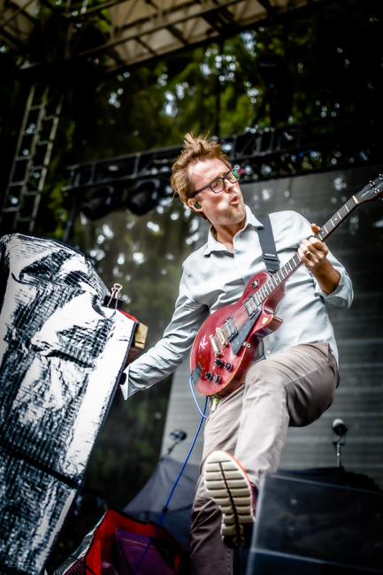 Battles, Edgefield Amphitheater, photo by Kris Luke