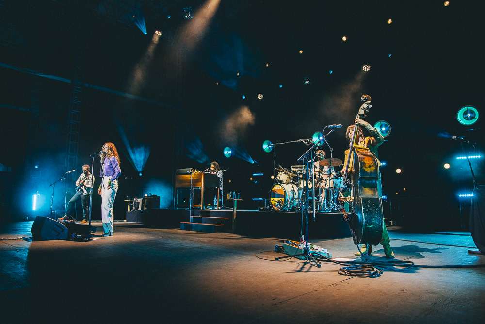 Lake Street Dive, Edgefield Amphitheater, photo by Blake Sourisseau