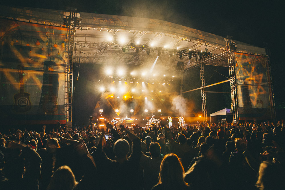 Lake Street Dive, Edgefield Amphitheater, photo by Blake Sourisseau