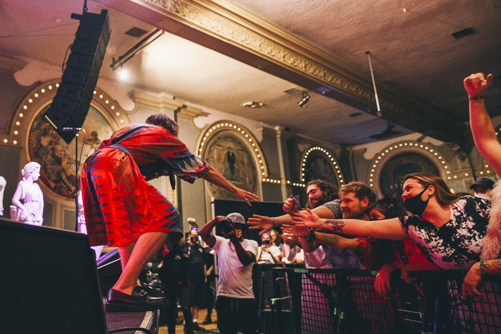 Marc Rebillet, Crystal Ballroom, photo by Blake Sourisseau