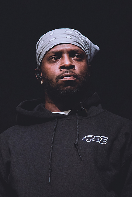 Isaiah Rashad, Crystal Ballroom, photo by Henry Ward