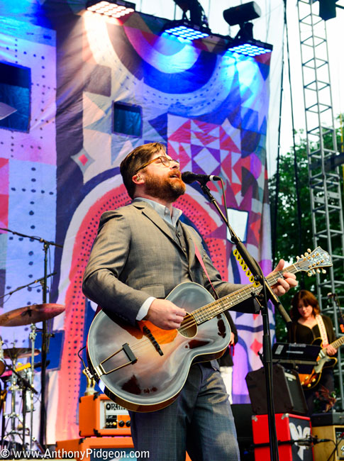The Decemberists, Colin Meloy, Edgefield Amphitheater, photo by Anthony Pidgeon