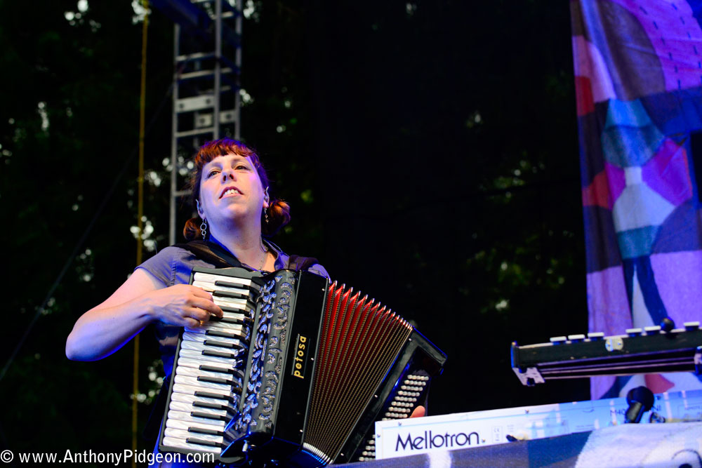 The Decemberists, Jenny Conlee, Edgefield Amphitheater, photo by Anthony Pidgeon