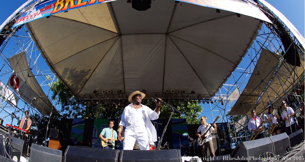 Ural Thomas & The Pain, Waterfront Blues Festival, Tom McCall Waterfront Park, photo by John Alcala