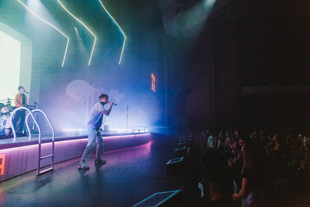 Glass Animals, Keller Auditorium, photo by Blake Sourisseau