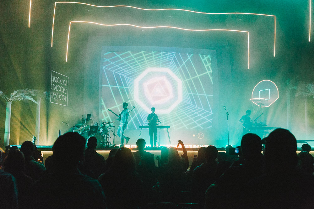 Glass Animals, Keller Auditorium, photo by Blake Sourisseau