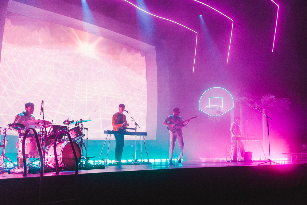 Glass Animals, Keller Auditorium, photo by Blake Sourisseau