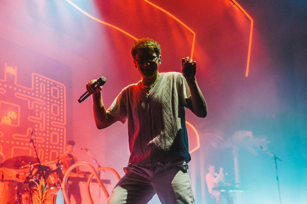 Glass Animals, Keller Auditorium, photo by Blake Sourisseau