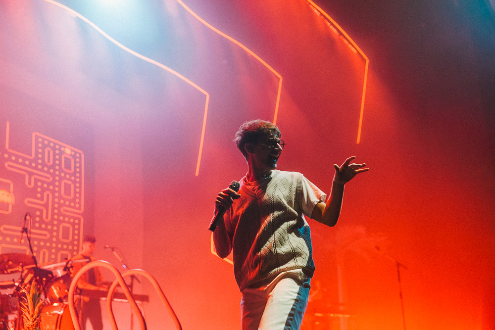 Glass Animals, Keller Auditorium, photo by Blake Sourisseau