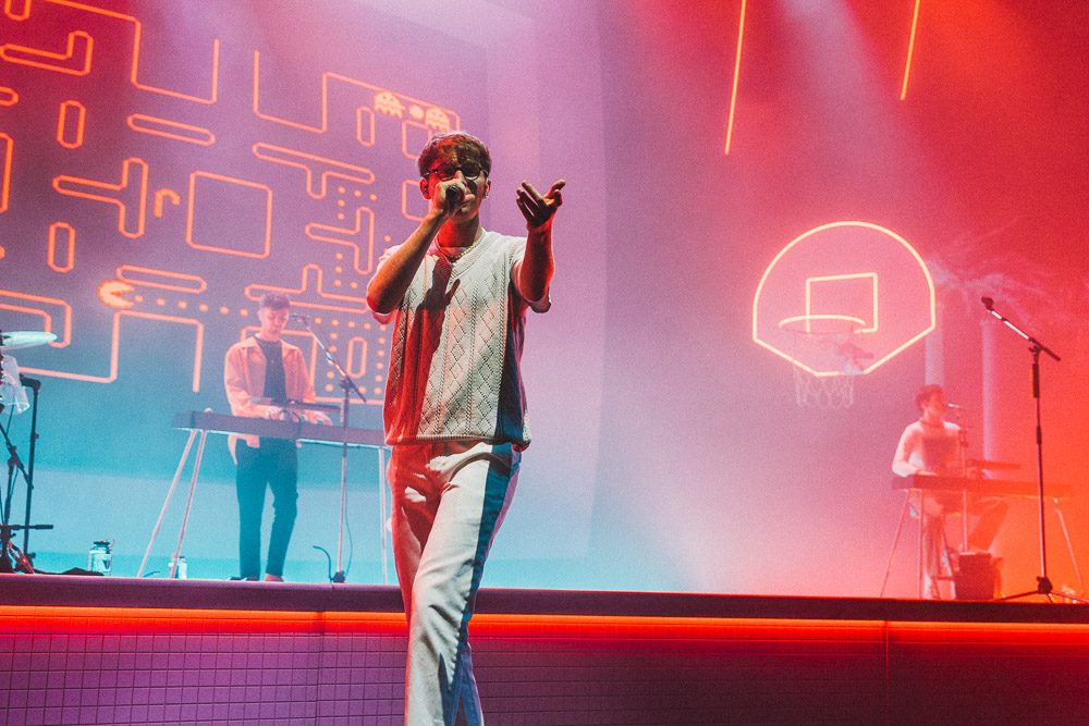 Glass Animals, Keller Auditorium, photo by Blake Sourisseau