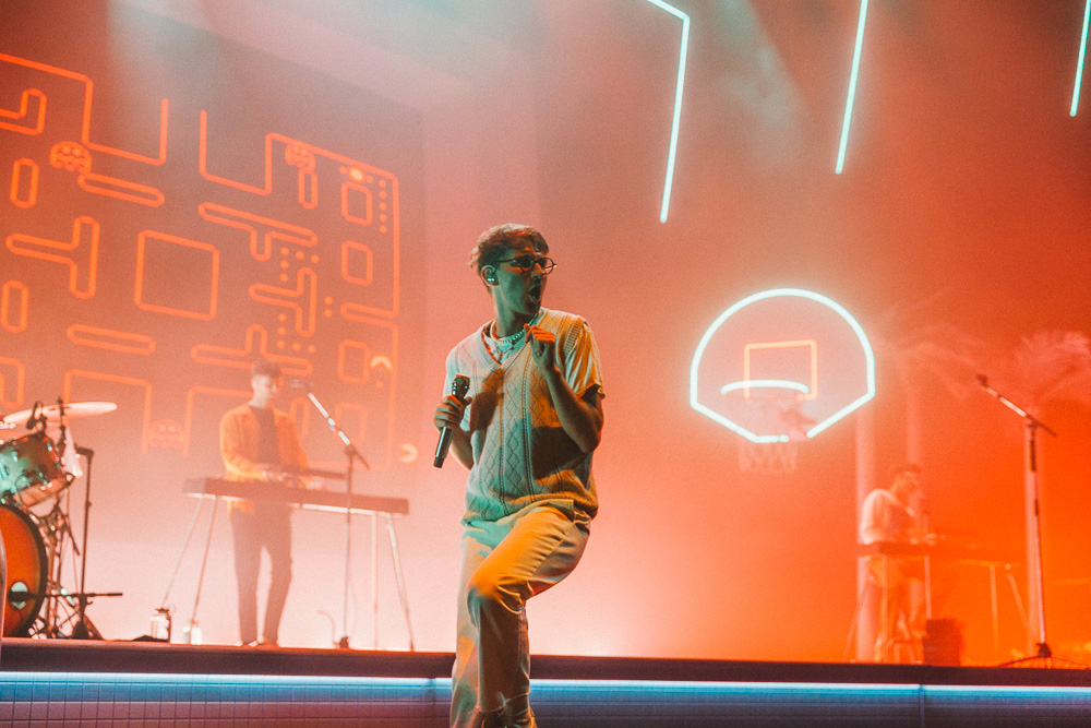 Glass Animals, Keller Auditorium, photo by Blake Sourisseau