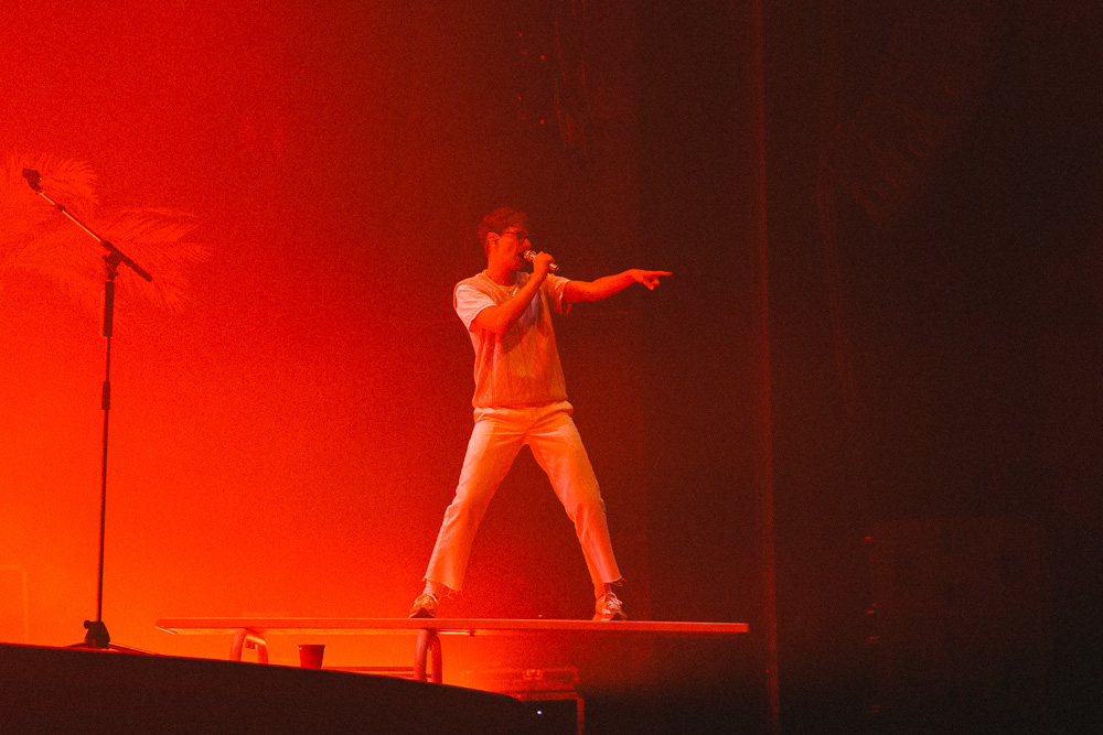 Glass Animals, Keller Auditorium, photo by Blake Sourisseau