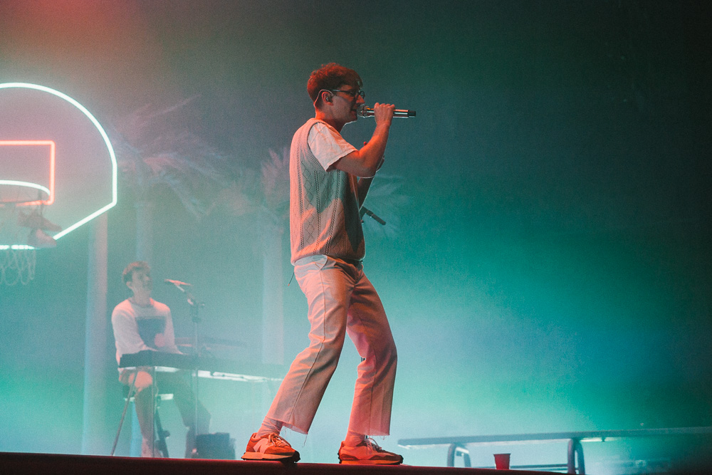 Glass Animals, Keller Auditorium, photo by Blake Sourisseau